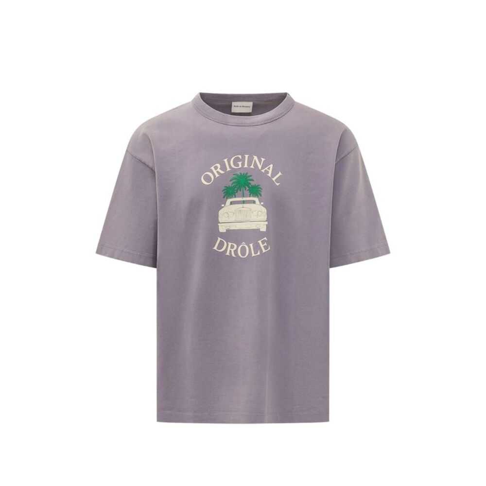 Drole De Monsieur Purple T-Shirts & Vests - T-Shirts Men